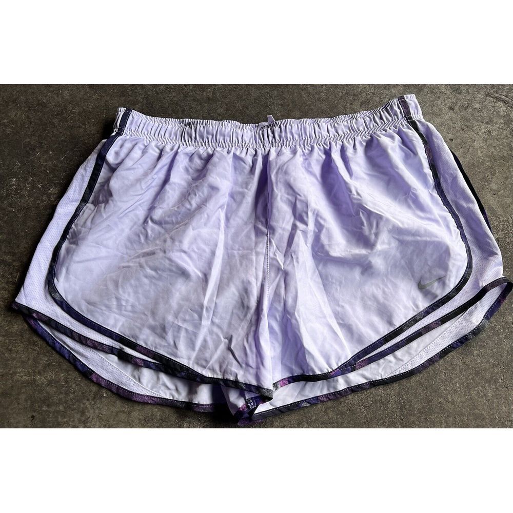 Nike Lavender Dri-Fit Shorts with Black Trim